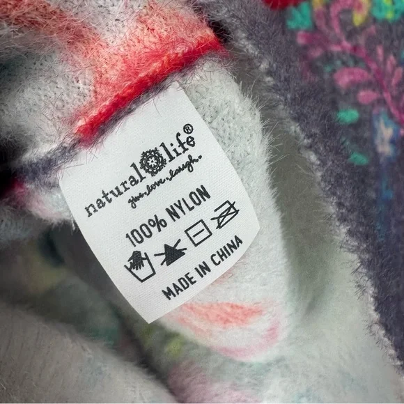 Natural Life Floral Mock Neck Pullover Sweater NWT Size XS/Small - Picture 5 of 5